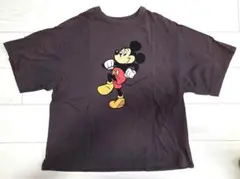 ミッキーマウス プリントTシャツ ブラウン サイズ2のサムネイル