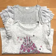 120 Tシャツ 2点　女の子