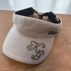 Kappa Italia ゴルフサンバイザー ベージュのサムネイル