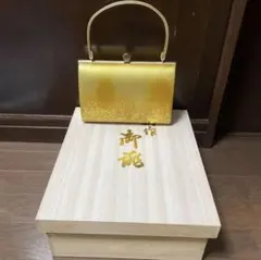 御作 和装バッグ 草履バッグセット ゴールド 花柄 フォーマル