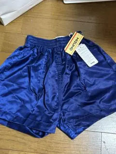 MIZUNO 美津濃 球技用ショートパンツ ブルー サイズ9 昭和　レトロのサムネイル
