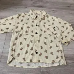 フタフタ　長袖シャツ　くま　サイズ120