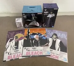 一番くじ BLEACH B賞 平子真子 フィギュア D賞 湯呑み 下位賞セット