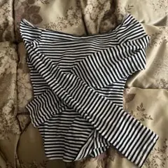 DAZY ストライプ 長袖Tシャツ M