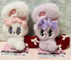 エスターバニー　リボンハートマスコット【2匹】