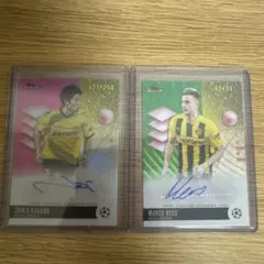 マルコロイス　香川真司 Topps Finest 直筆サインカード