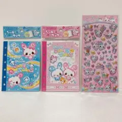 クーリア　キャンディツインズ　　シールブック　青　ピンク　めちゃキラシール　3点