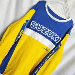 希少 90s SUZUKI　モーターサイクル　ロンt 車 バイク 古着
