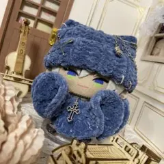 猫耳帽子+ポンチョa【匿名配送】にじぱぺっと　にじぱぺ　ぱぺ服　帽子　ぬい服