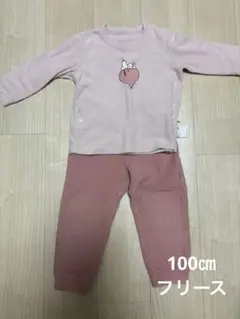 UNIQLO フリースパジャマ 100cm ピンク スヌーピー　女の子