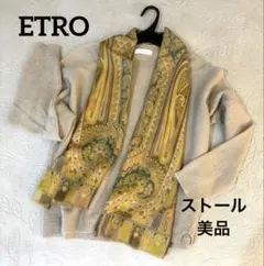 美品⭐︎ETRO エトロ ストール ショール ペイズリー柄 イタリア製 マフラー