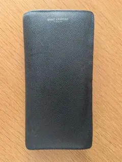 サンローラン　長財布　ブラック　レザー