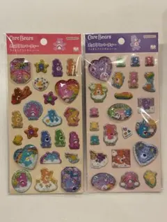 Care Bears ケアベア ポップデコパーティー ラメきらクリスタルシール