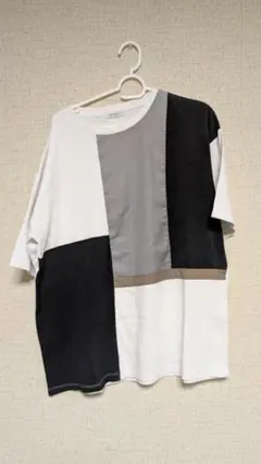 ビッグシルエット Tシャツ ホワイト グレー ブラック