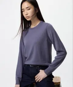 【新品未使用】UNIQLO メリノクルーネックセーター
