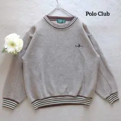 ポロクラブ Polo Club スウェット トレーナー M 刺繍ロゴ リブラインのサムネイル