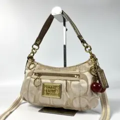 Coach Poppy Signature Shoulder Bag 15317