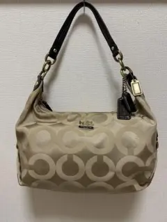 COACH シグネチャー ショルダーバッグ　y2k レザー　swag drip