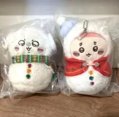 ちいかわ エニマイくじ　マスコット 2個セット　モモンガ　古本屋　カニ　E賞