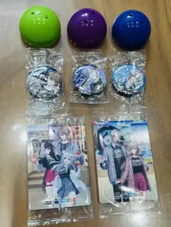 新品未開封★くら寿司 にじさんじ×くら寿司 加賀美ハヤト 缶バッジ 他5点セット