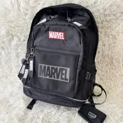 MARVEL リュックサック バックパック ポーチ付き ブラックのサムネイル