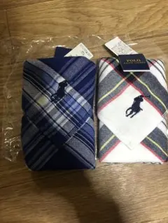 Polo Ralph Laurenラルフローレン タオルハンカチ 2枚セット