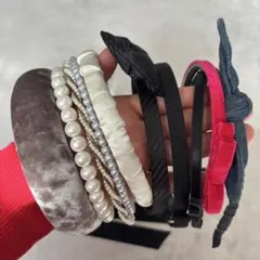 子供用ヘアバンド・カチューシャ 10個セット