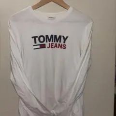 TOMMY JEANS ホワイト長袖カットソー Mのサムネイル