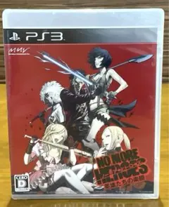 PS3　ノーモア★ヒーローズ 英雄たちの楽園　未開封