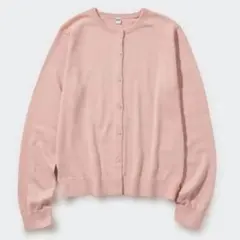 UNIQLO ピンク 長袖カーディガン ユニクロ