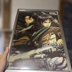 希少/未使用】進撃の巨人展 FINAL イラスト壁/中 ニチハ株式会社 9月号