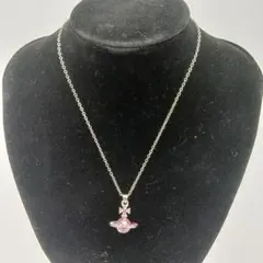 Vivienne Westwood オーブドロップ ネックレス ピンク - メルカリ