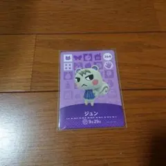 どうぶつの森　アミーボカード　ジュン