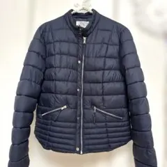 Bershka ネイビー キルティングジャケット 32