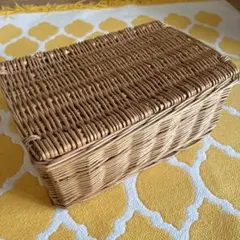 バスケット　カゴ　蓋付き