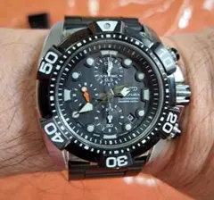 トーチマイスター 自動巻き 1000m ダイバーズウオッチ 美品 ジャンク 