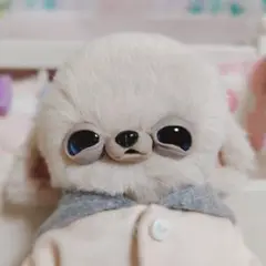 チワボボちゃん　うたた寝ちゃん　おしゃぶり付き　アートドール　ぬいぐるみ チワボボちゃん① おしゃぶり付き アートドール ぬいぐるみ