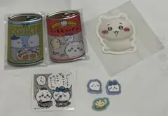ちいかわ 詰め合わせ フレークシール 東京バナナステッカー 缶バッジ