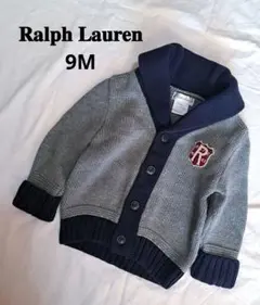 5️⃣990円 Ralph Lauren ニットカーディガン 9M