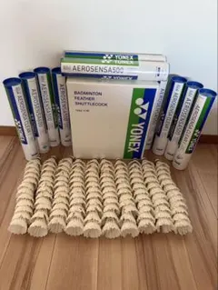 ヨネックスAEROSENSAクリアー1，500 他ノック用シャトル12球×10本