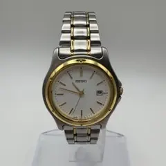 セイコー　レディース腕時計 シルバー 稼働品 電池交換済 シルバーゴールド