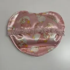 お値下げ中☺️マイメロディハート型ピンクサテンティッシュポーチ