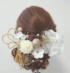 ★土日限定500円オフ★ 成人式髪飾り　花嫁髪飾り　結婚式髪飾り　前撮り
