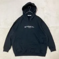 【美品】GIVENCHY ジバンシィ ヴィンテージロゴ プルパーカー M BKのサムネイル