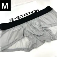 ボクサーパンツ メンズ G-Station/ジーステーション　透け　M