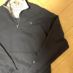 Champion ジップアップスウェット 2XL ブラック