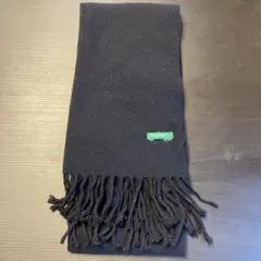 UNITED COLORS OF BENETTON ブラック マフラー