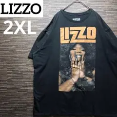 LIZZO グラフィックプリント Tシャツ ブラック　ラップ　バンド