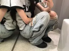 36 ZARA TRF ミッドライズ折り返しウエストデニムパンツ