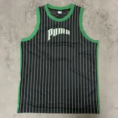 PUMA ピンストライプ メッシュ タンクトップ ドレス Mのサムネイル